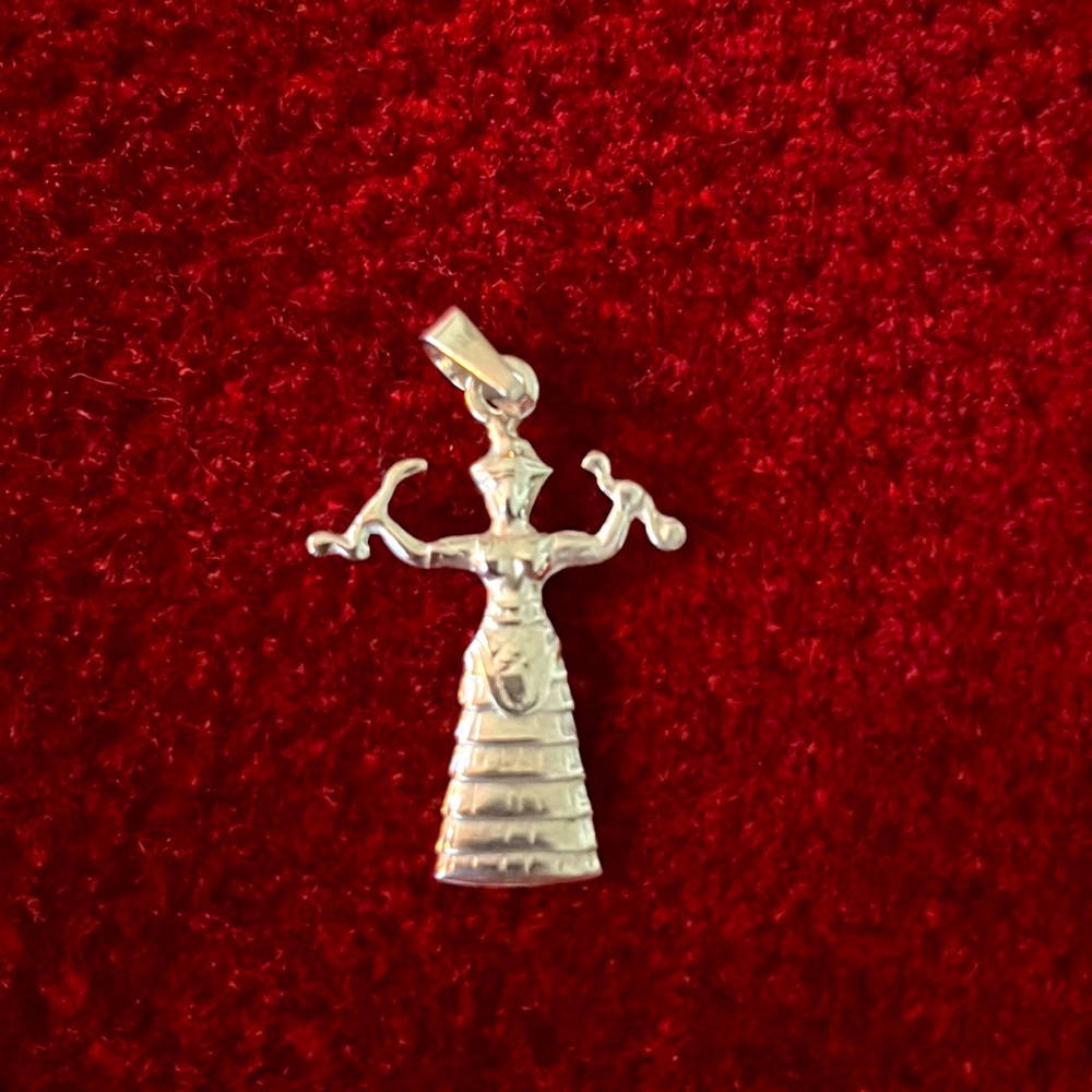 Silver Greek Mythology Pendant NWOT